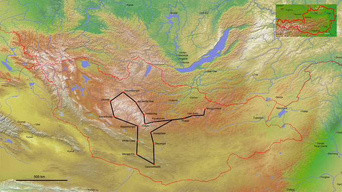Unsere Route