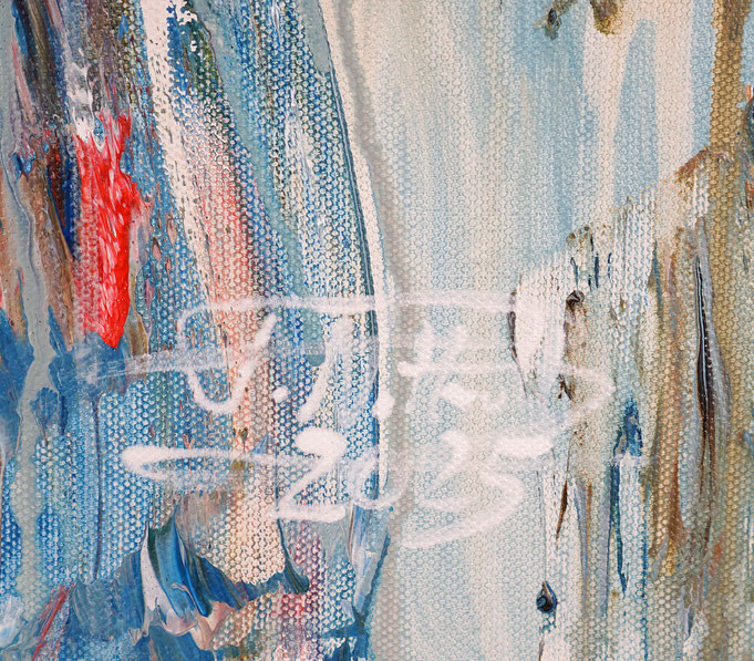 bottom right on the artwork: signature of the artist Peter Nottrott and year of creation: 2025