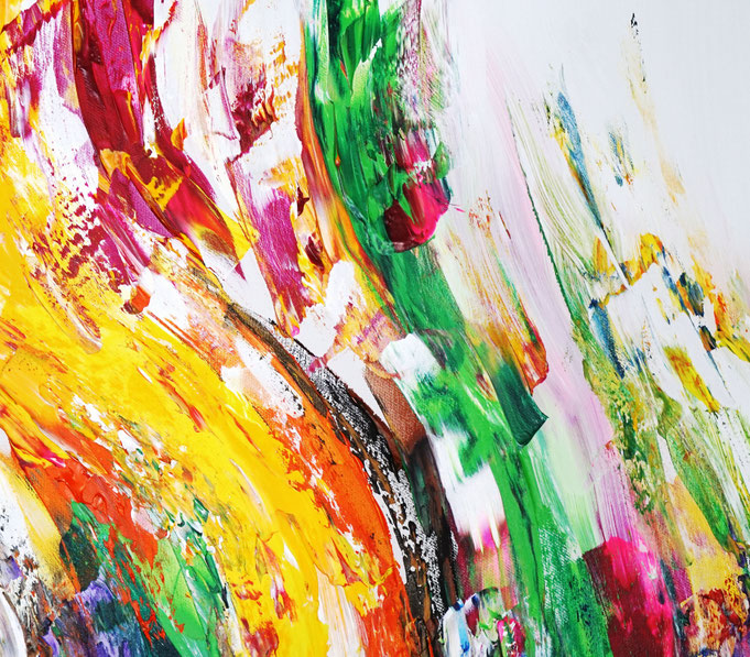 detail of the oversized abstract artwork by the artist Peter Nottrott for sale