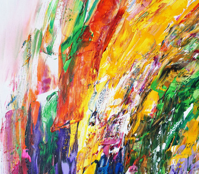 detail of the oversized abstract artwork by the artist Peter Nottrott for sale