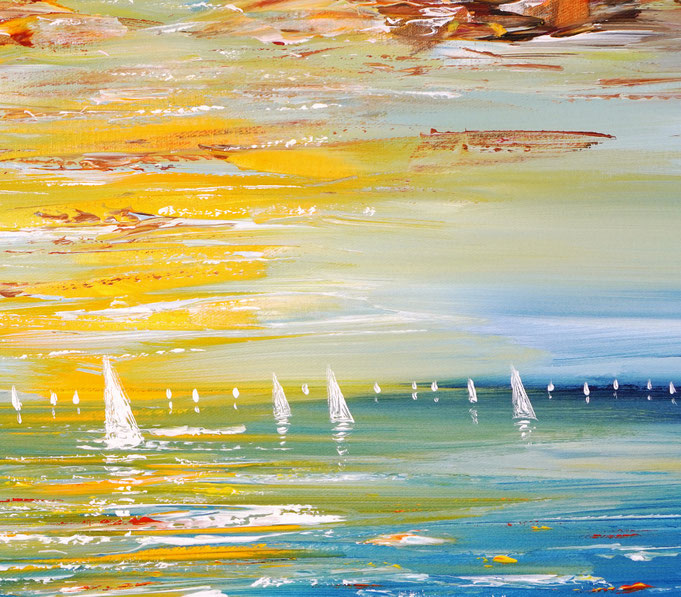 Detail of painting Seaside Impression S 1