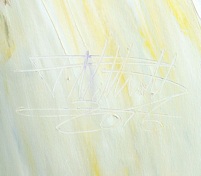 signature of the artist Peter Nottrott and year of creation: 2016