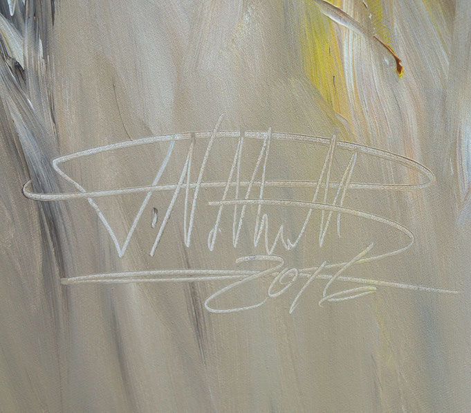 signature of the artist Peter Nottrott and year of creation: 2016