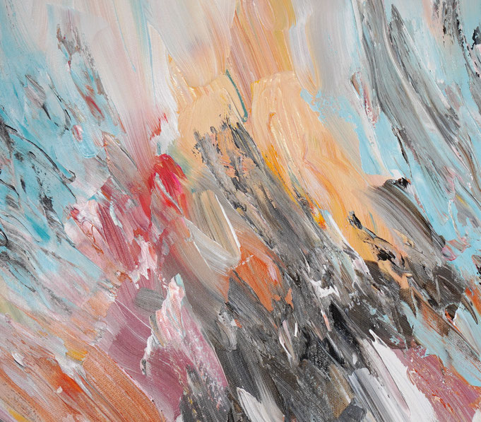 Detail of the abstract artwork by artist Peter Nottrott