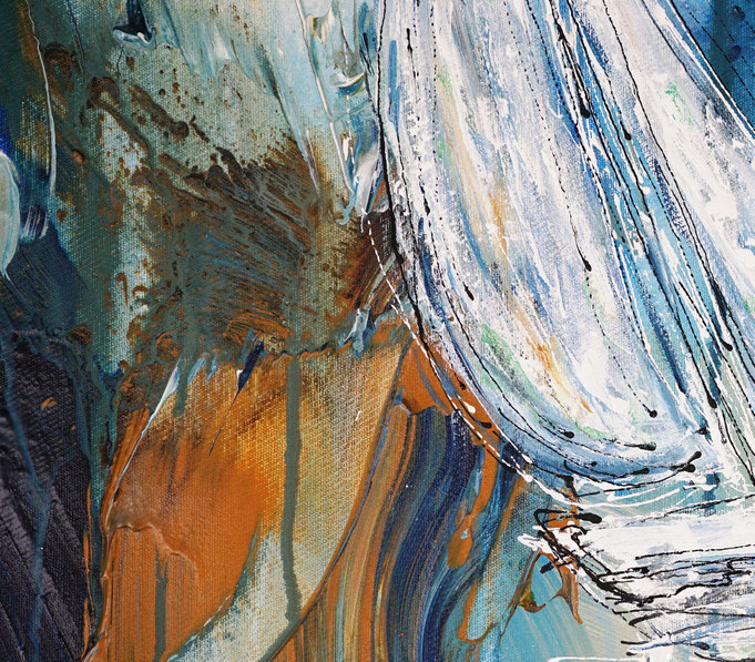 detail of the sailing artwork