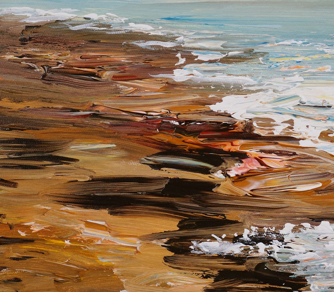 Detail of painting Seaside Impression S 1