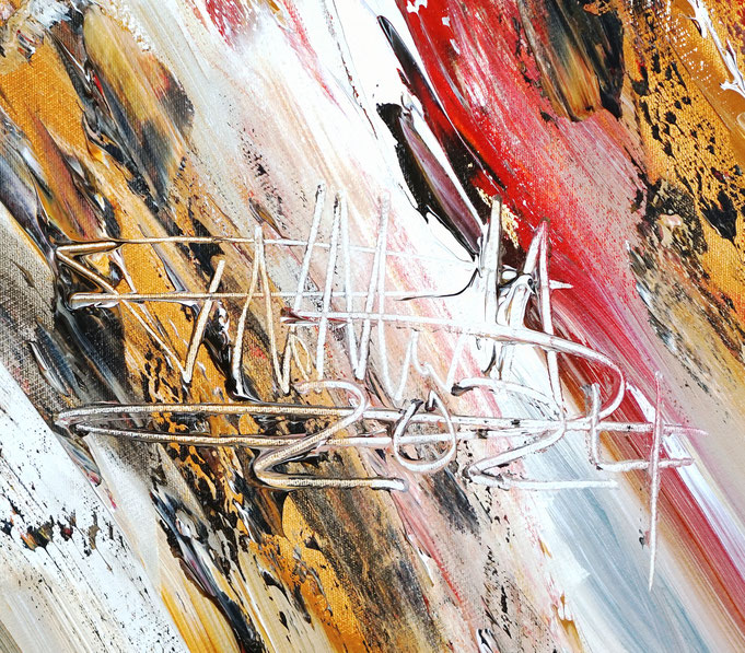 Signature of the artist Peter Nottrott and year of creation
