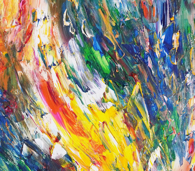Detail of the abstract artwork by artist Peter Nottrott