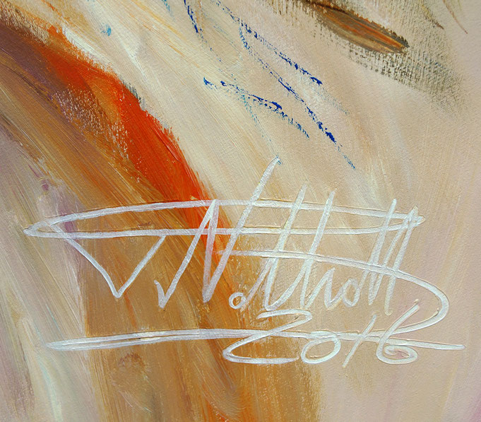 signature of the artist Peter Nottrott and year of creation: 2016