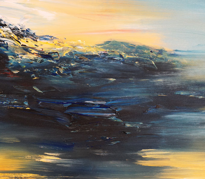 Detail of painting Seaside Impression S 1