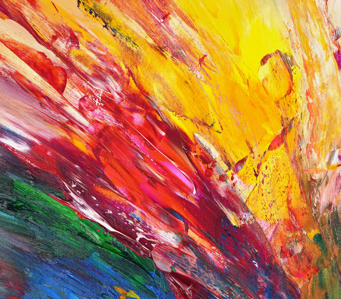 Detail of the abstract artwork by artist Peter Nottrott
