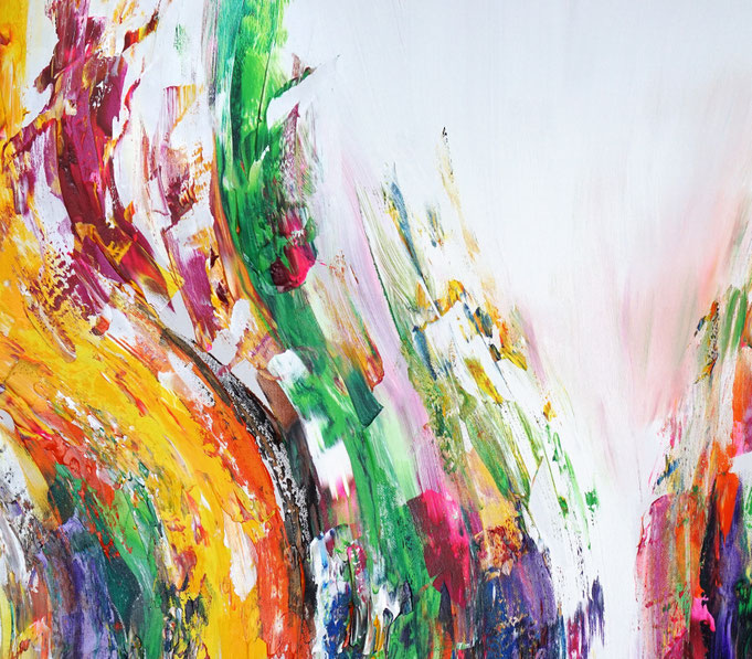 detail of the oversized abstract artwork by the artist Peter Nottrott for sale