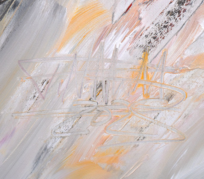 Signature of the artist Peter Nottrott and year of creation