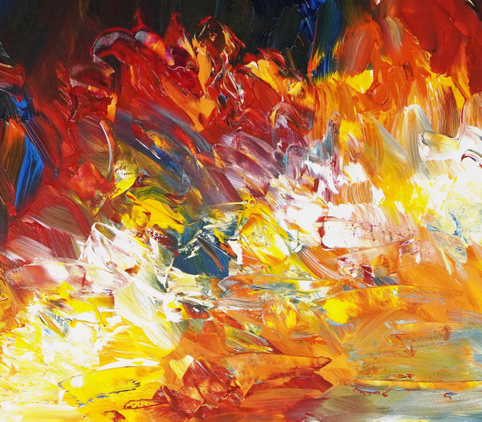 detail of the flower artwork of the artist Peter Nottrott