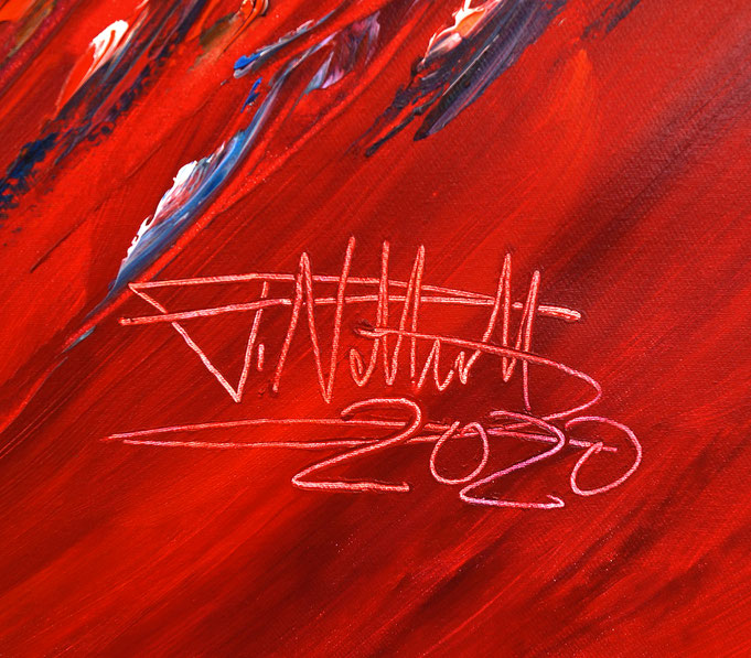 signature of the artist Peter Nottrott and year of creation: 2020