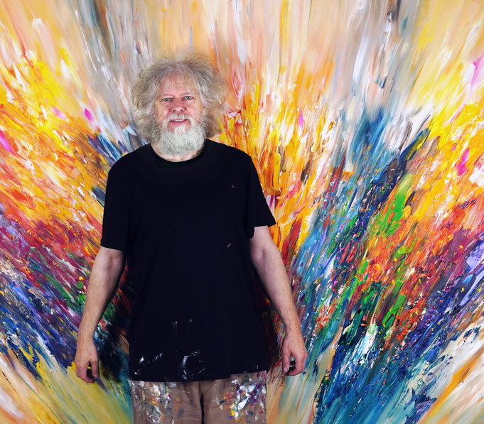 .. just finished painting: Peter Nottrott with Positive Energy XXXL 10