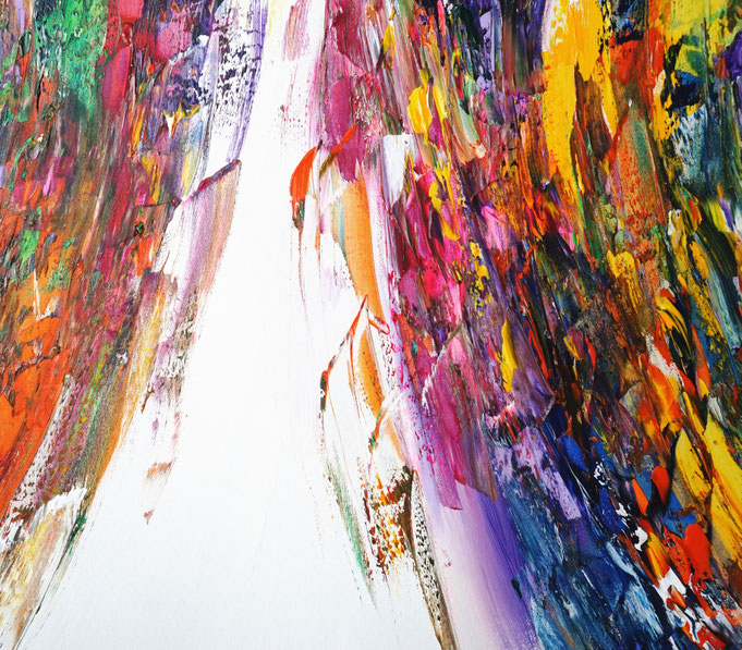 detail of the oversized abstract artwork by the artist Peter Nottrott for sale
