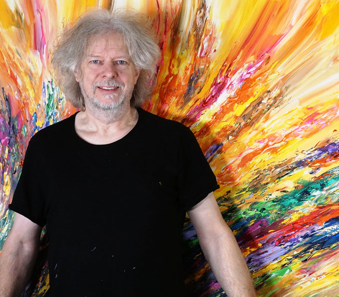 ..just finished painting: Peter Nottrott with Into The Light XL 14