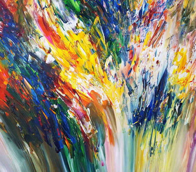 Detail of the abstract artwork by artist Peter Nottrott