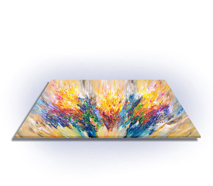 Side view of Positive Energy XXXL 9: ready to hang