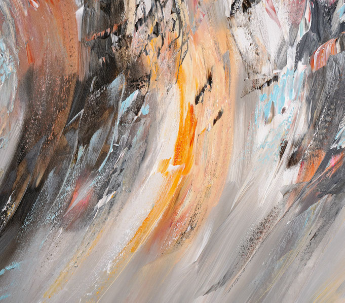 Detail of the abstract artwork by artist Peter Nottrott