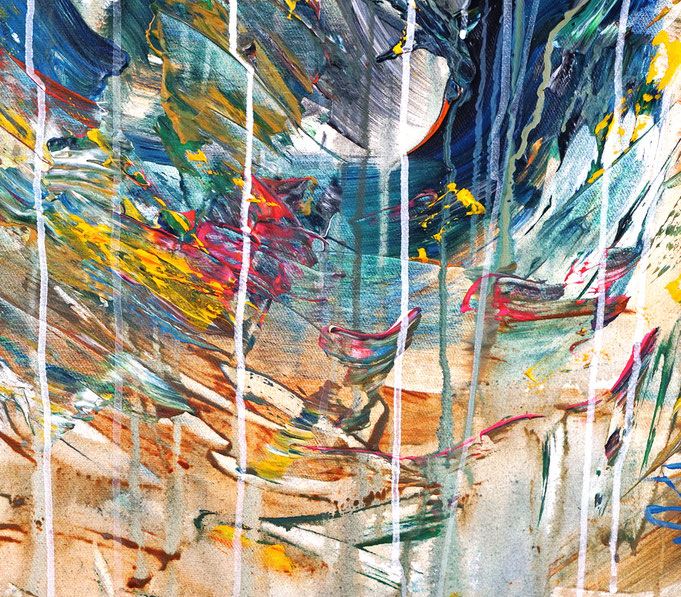 detail of the flower artwork of the artist Peter Nottrott