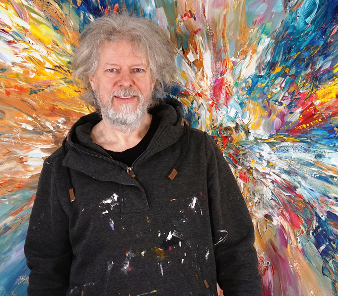 ..just finished painting: Peter Nottrott with Magical Energy Cloud XL 3