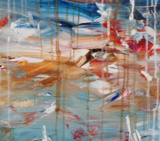 detail of the large sailing painting