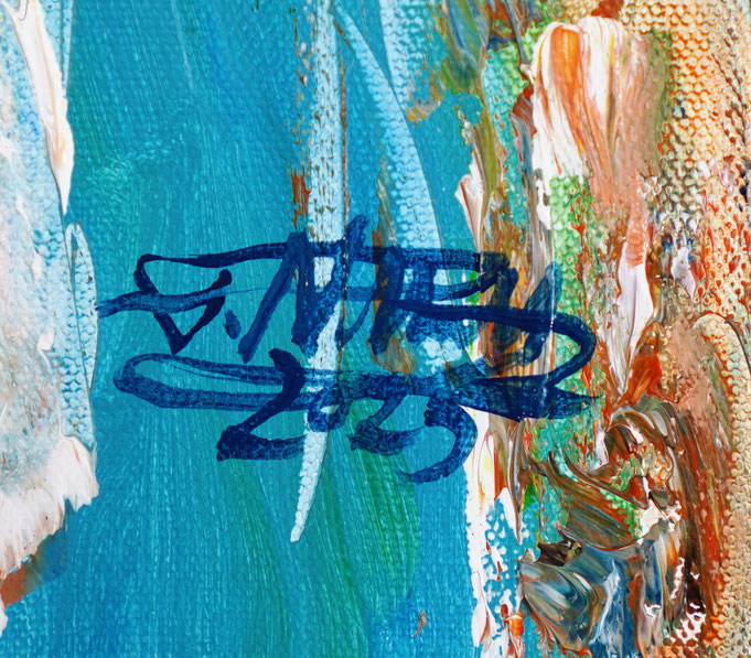 signature of the artist Peter Nottrott and year of creation