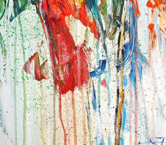 detail of the flower artwork of the artist Peter Nottrott