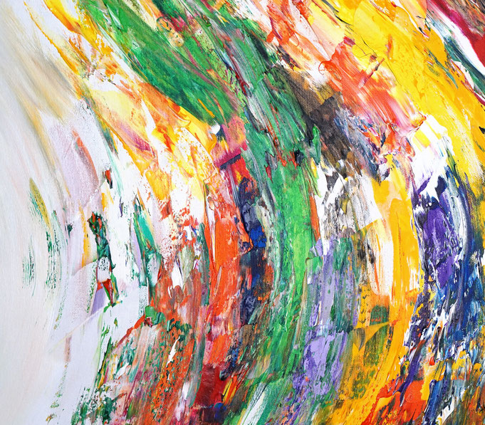 detail of the oversized abstract artwork by the artist Peter Nottrott for sale