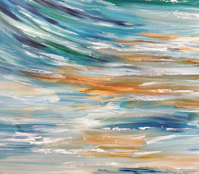deatil of the artwork Seascape Breaking Waves XL 7 of the artist Peter Nottrott