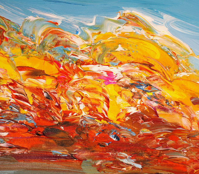 Detail of painting Seaside Impression S 1