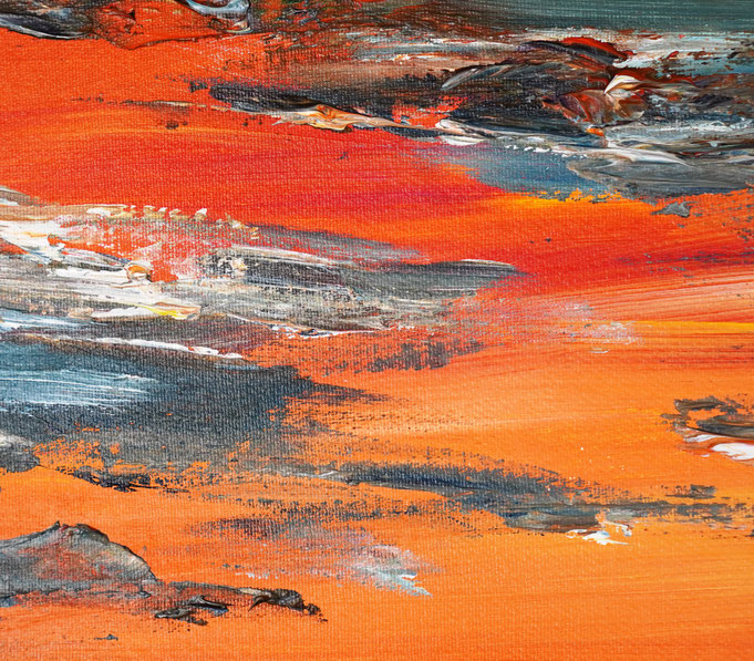 Detail of painting Seaside Impression S 1