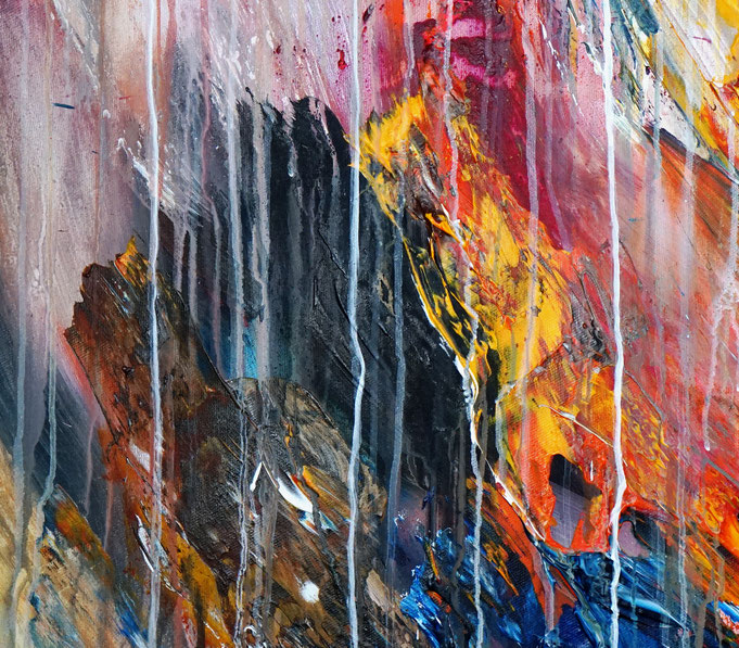 Detail of the abstract artwork by artist Peter Nottrott