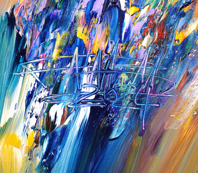 signature of the artist Peter Nottrott and year of creation