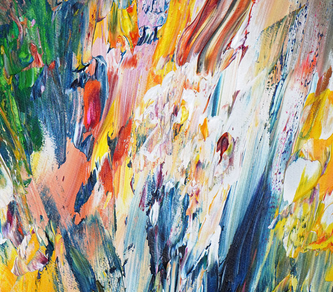 Letter detail of the abstract artwork by artist Peter Nottrott