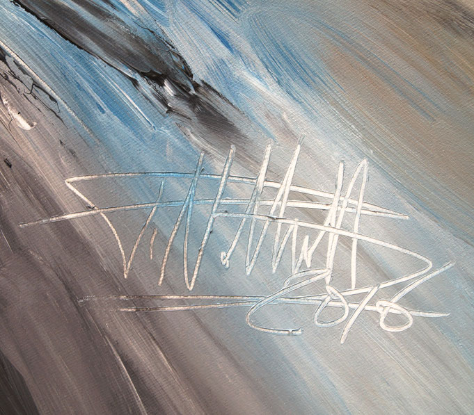 signature of the artist Peter Nottrott and year of creation: 2016