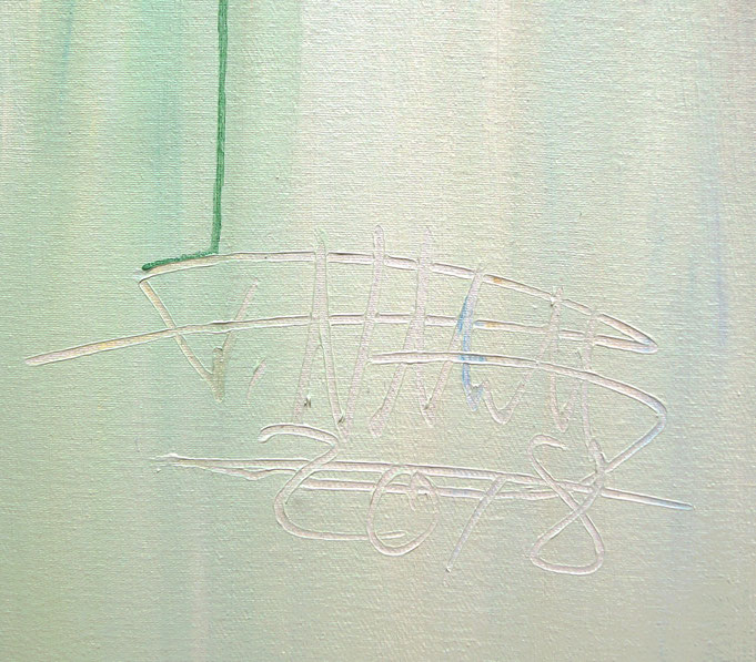 signature of the artist Peter Nottrott and year of creation