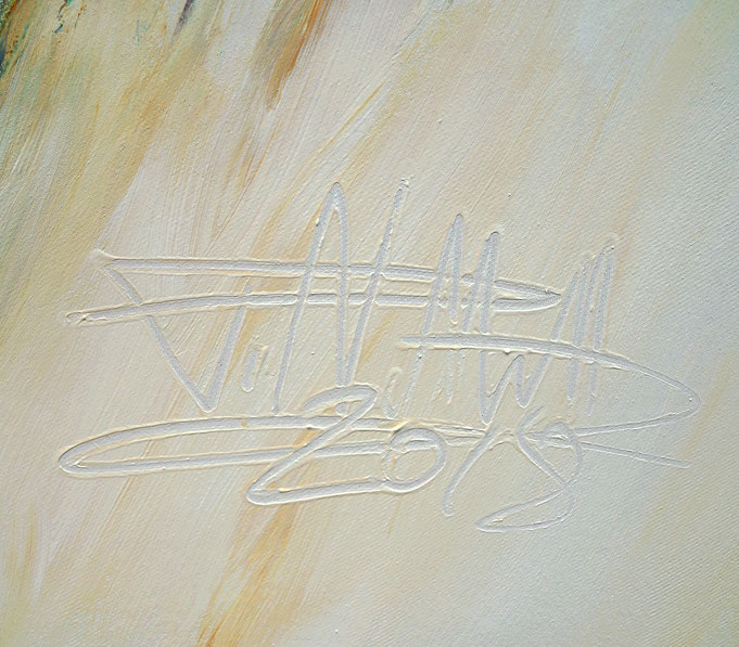 signature of the artist Peter Nottrott and year of creation: 2018