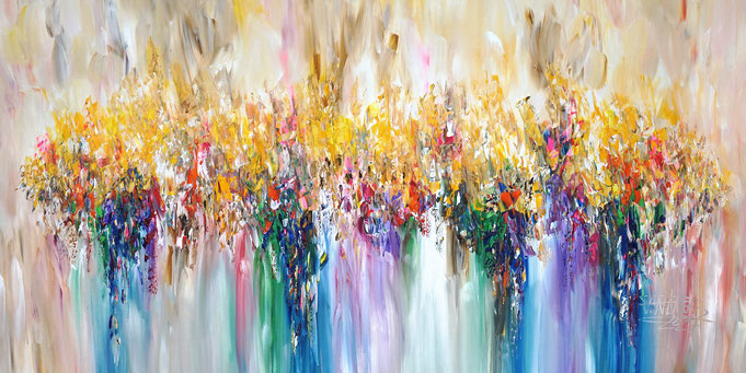 abstract vibrant painting
