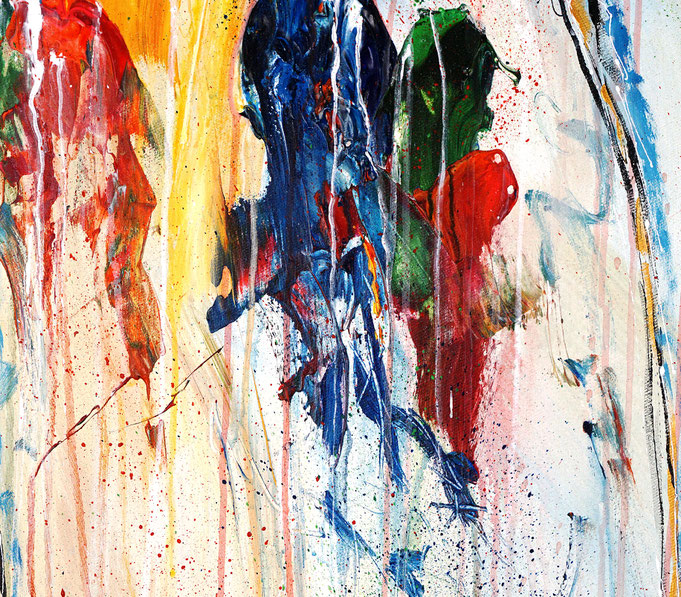 detail of the flower artwork of the artist Peter Nottrott