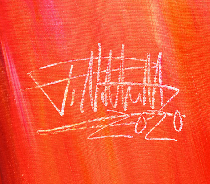 signature of the artist Peter Nottrott and year of creation: 2020