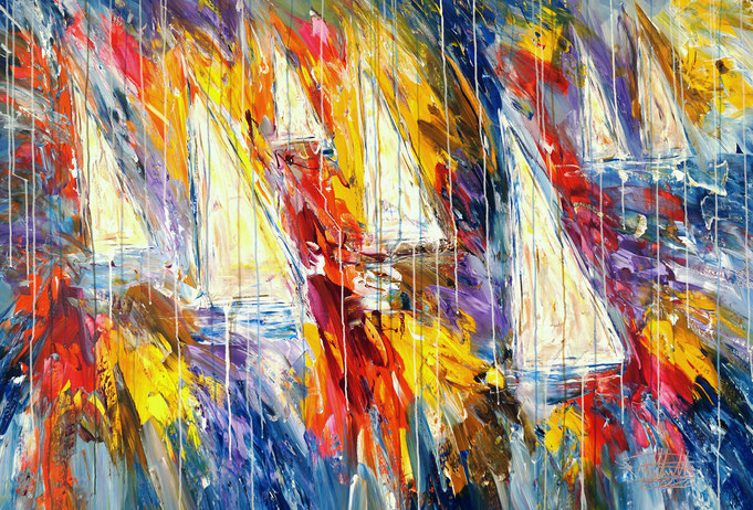 sailing painting
