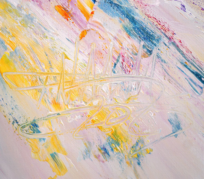 Signature of the artist Peter Nottrott and year of creation