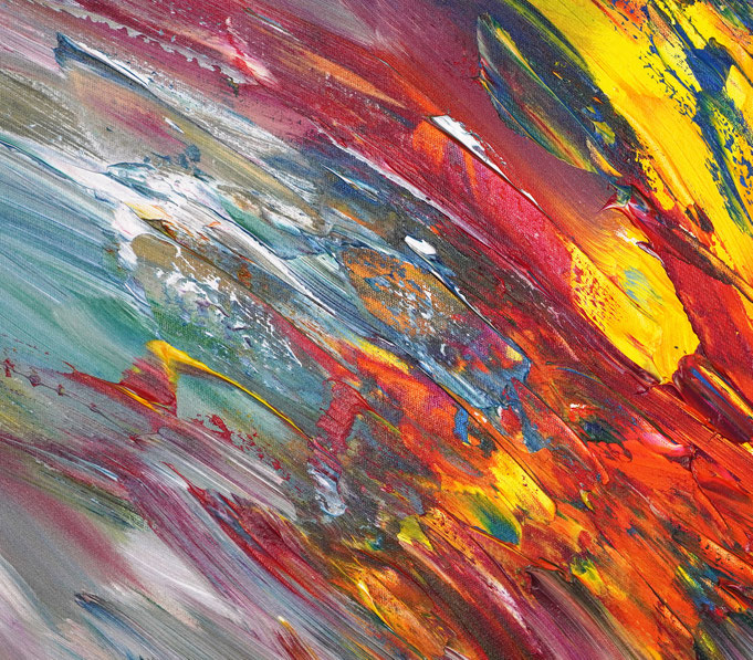 Detail of the abstract artwork by artist Peter Nottrott