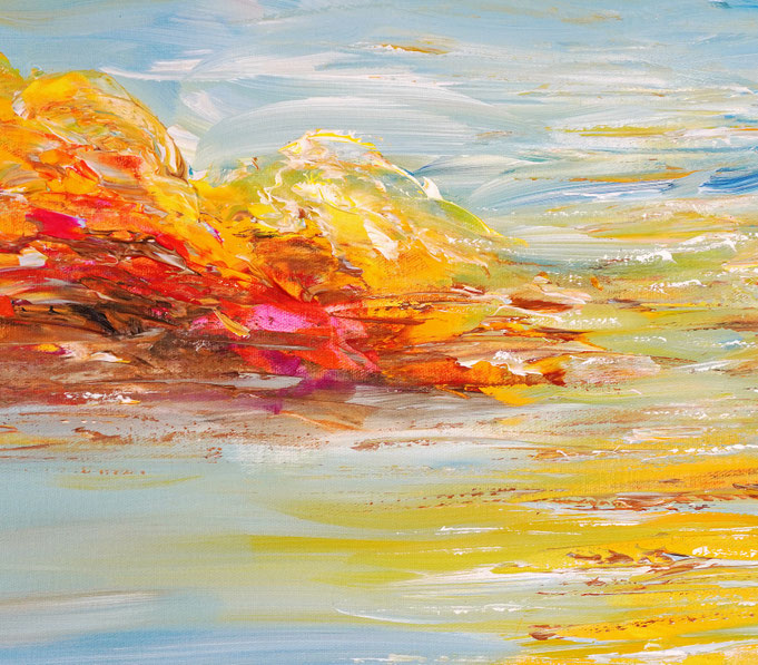 Detail of painting Seaside Impression S 1