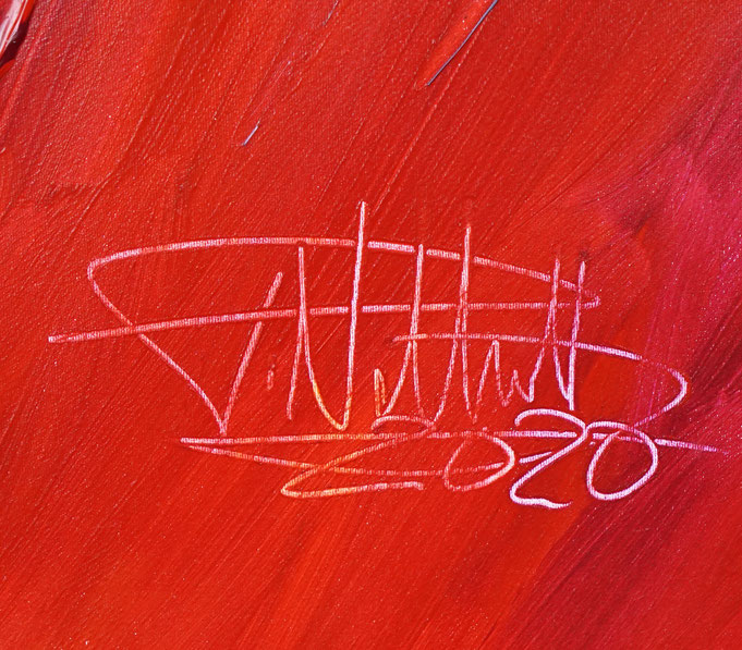 Signature of the artist Peter Nottrott and year of creation: 2019