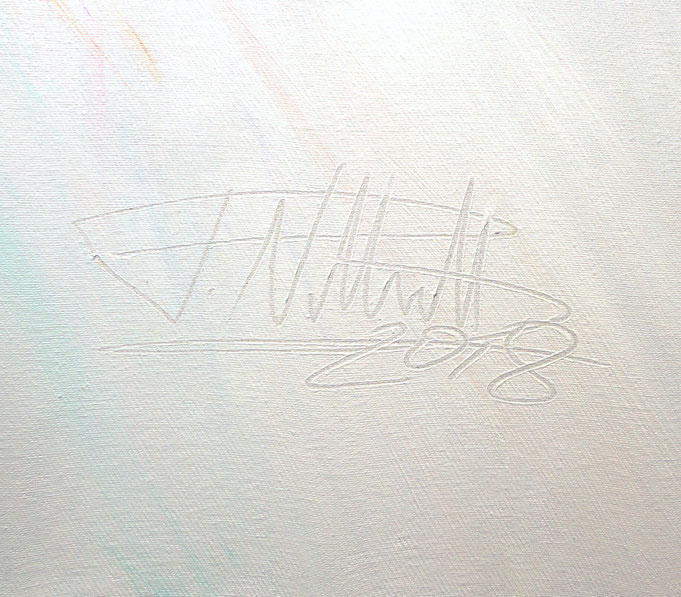 signature of the artist Peter Nottrott and year of creation