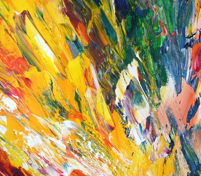 Detail of the abstract artwork by artist Peter Nottrott